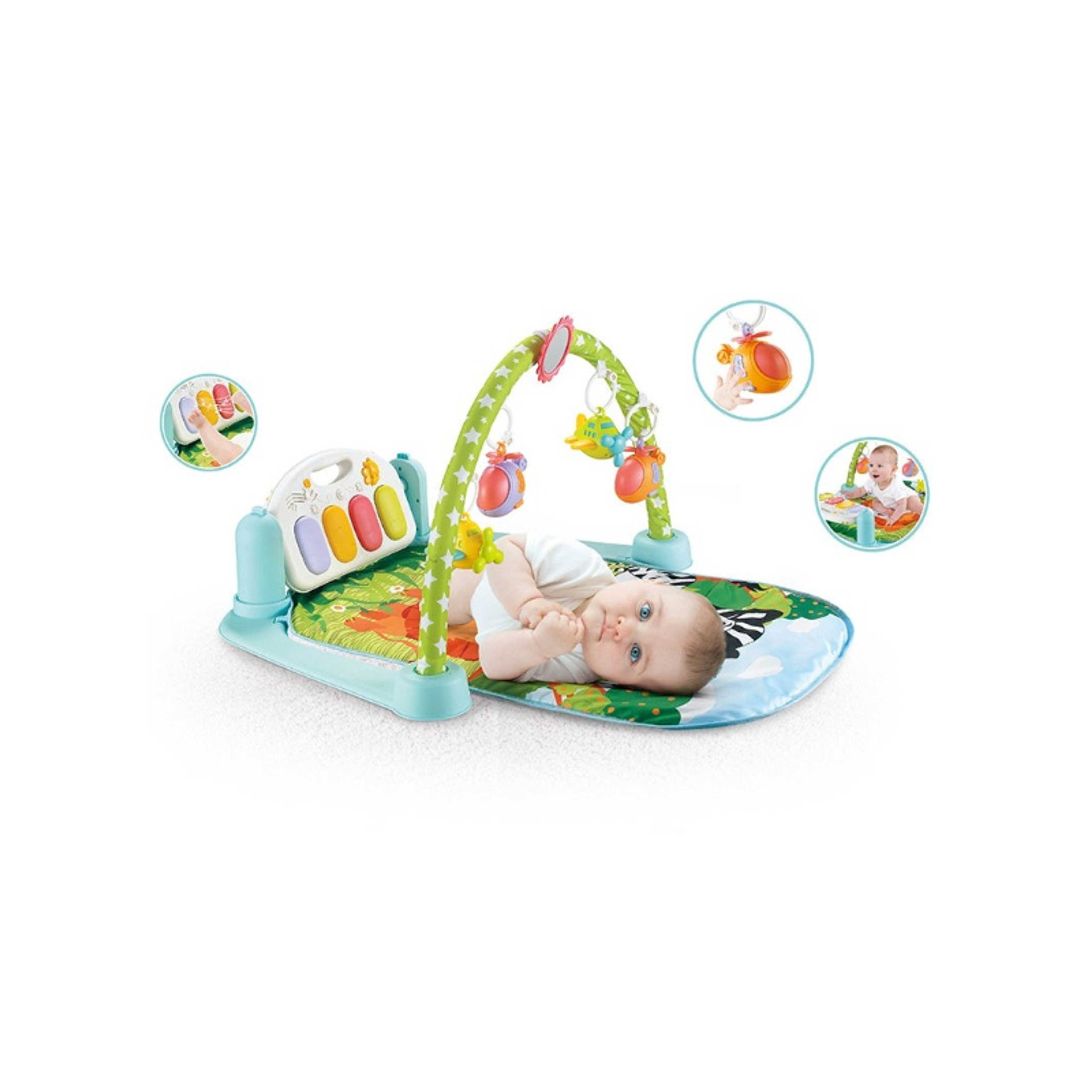Generic-Play Mat With Pedal Piano Fun  With Toys  for Children - Product Main Image