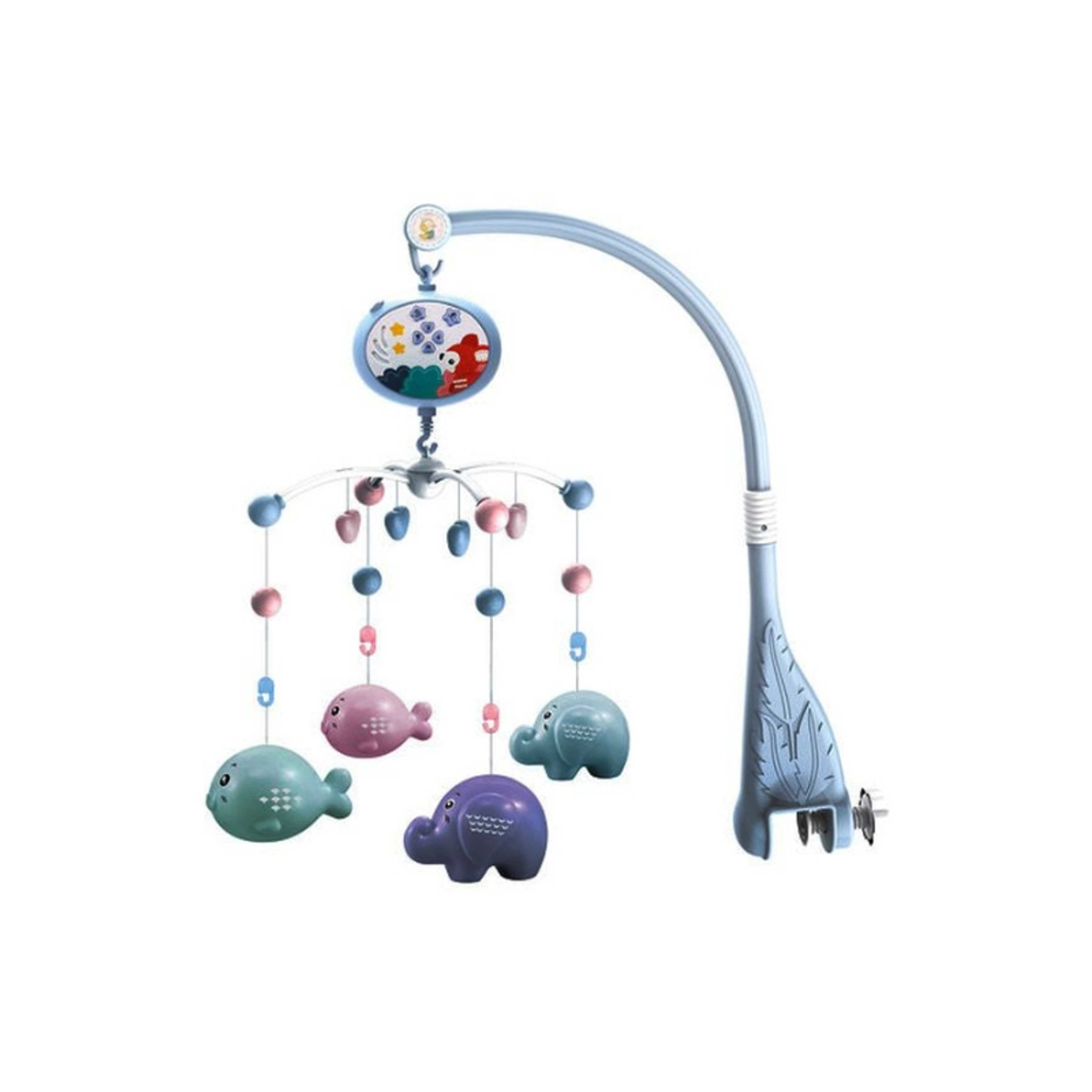 Baby love-Newborn Bed Musical Educational Toys Rotation Baby Rattles Crib Mobile With Resolute Material - Product Main Image
