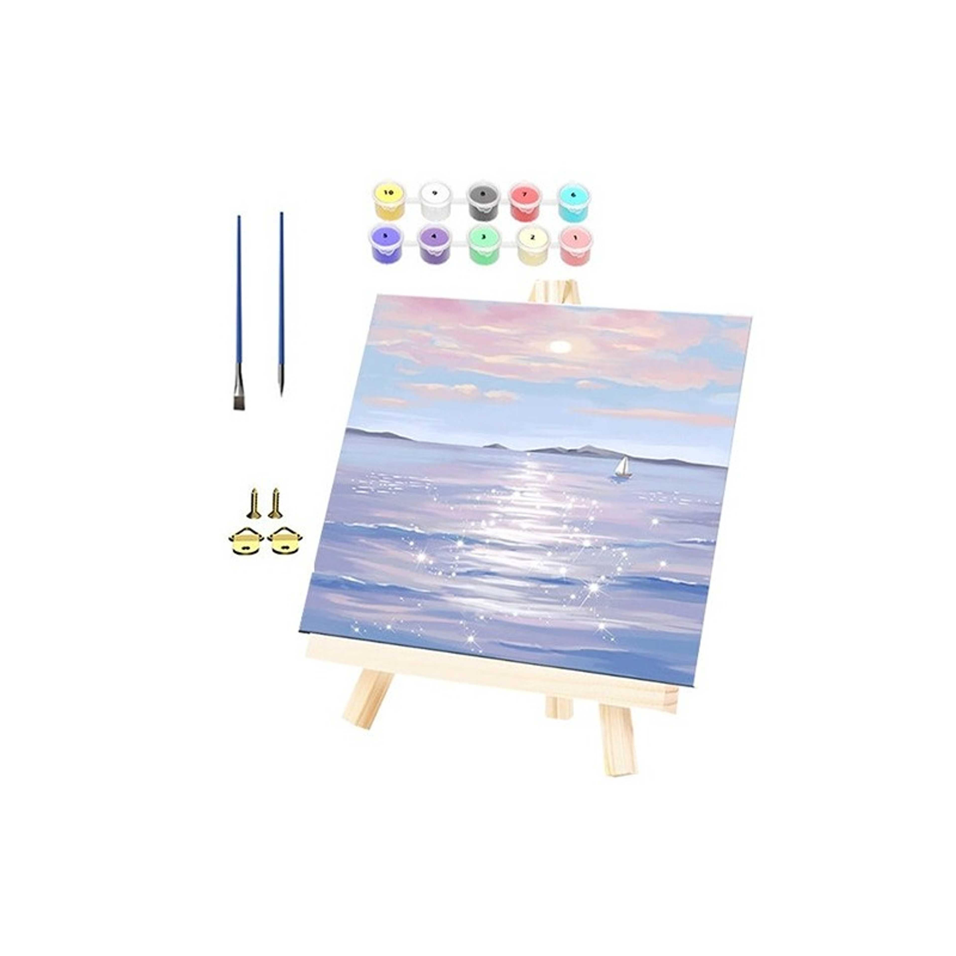 DIY Paint by Numbers Kits for Adults and Children, Oil Painting Contains Brushes and Acrylic Paints, the Perfect Choice to Unleash Your Creativity - Product Main Image