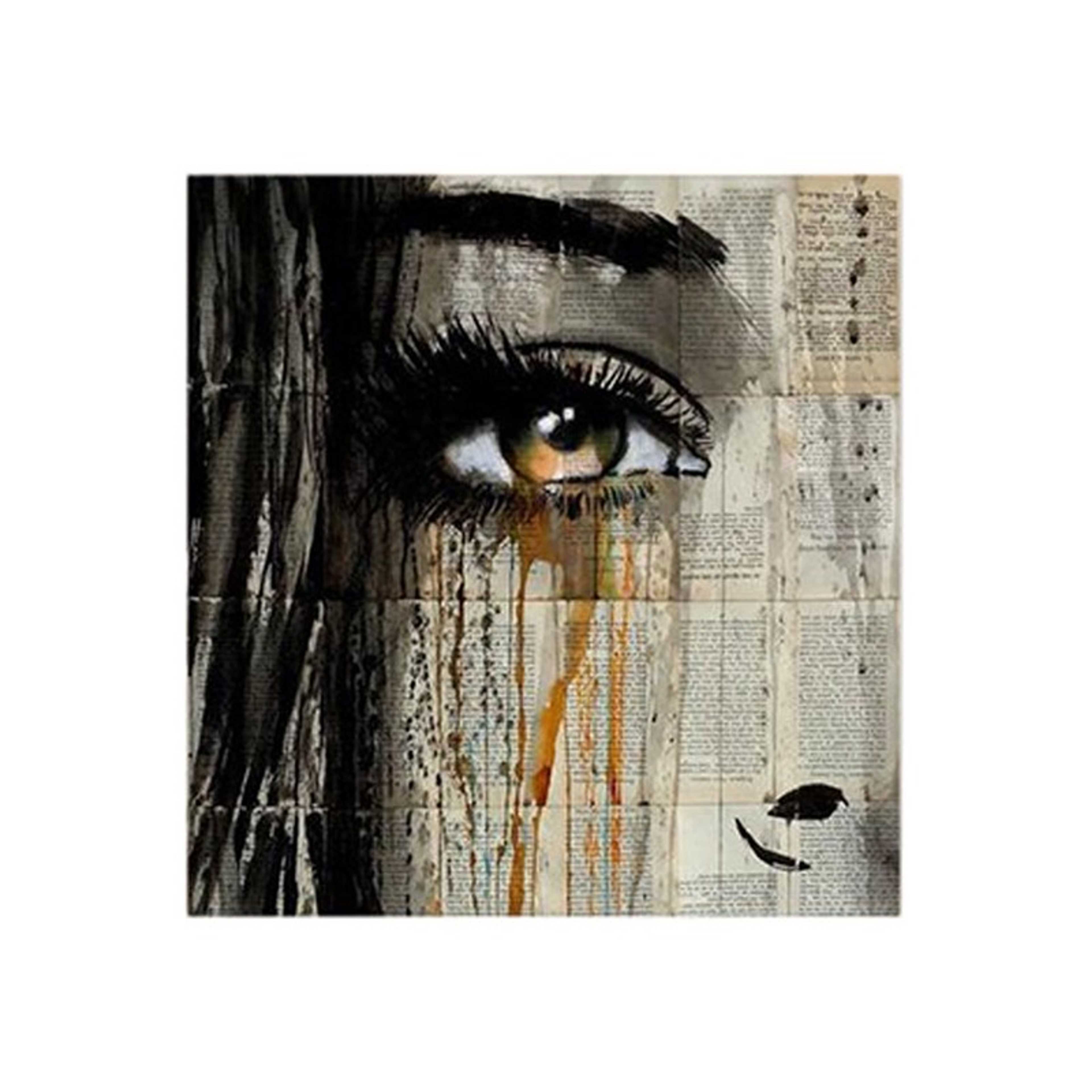 Crying Woman MDF Wall Art Multicolour - Product Main Image